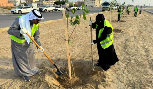 أمانة الشرقية تنفذ مبادرة نظافة لمعالجة مظاهر التشوه البصري بالدمام