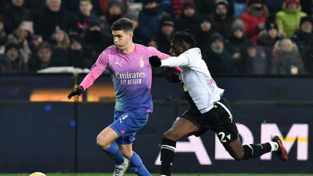 ترتيب الدوري الإيطالي بعد فوز ميلان على أودينيزي