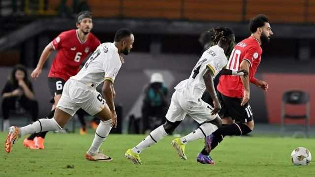 ترتيب مجموعة منتخب مصر في كأس أمم أفريقيا بعد التعادل أمام غانا
