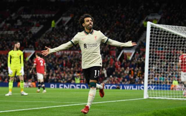 تصرف ساخر من محمد صلاح على أرقامه أمام مانشستر يونايتد.. فيديو