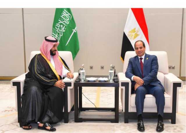 الرئيس السيسي يتلقى اتصالاً هاتفياً من ولي العهد السعودي