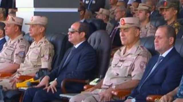 السيسي: قوة جيشنا للدفاع عن بلدنا اوعى أوهام القوة تدفعك للتجاوز