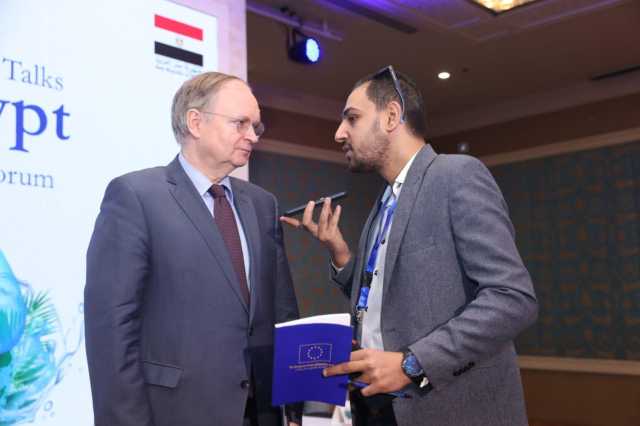 سفير الاتحاد الأوروبي لمصراوي: ندعم مصر في قضايا المياه والمناخ - (حوار)