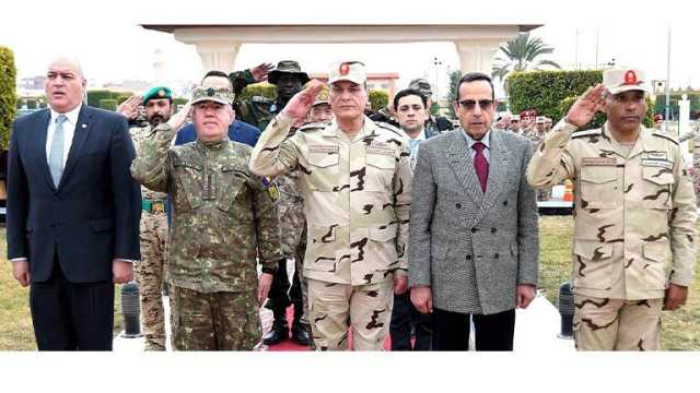 القوات المسلحة تنظم زيارة لوفد من أعضاء التمثيل العسكري لمعبر رفح ومستشفى العريش