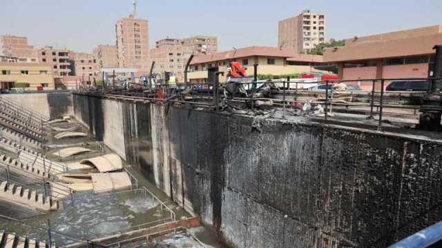 صرف صحي القاهرة: إعادة تشغيل محطتي القلج والخصوص بعد السيطرة على حريق