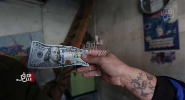ارتفاع أسعار الدولار أمام الدينار في بغداد واربيل