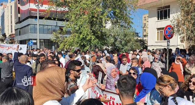 في أسبوعها الثالث.. انطلاق تظاهرات جديدة للمعلمين في السليمانية (صور)