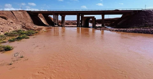 بعد الأمطار الغزيرة.. بحيرة حديثة وسدة الرمادي تعودان للحياة