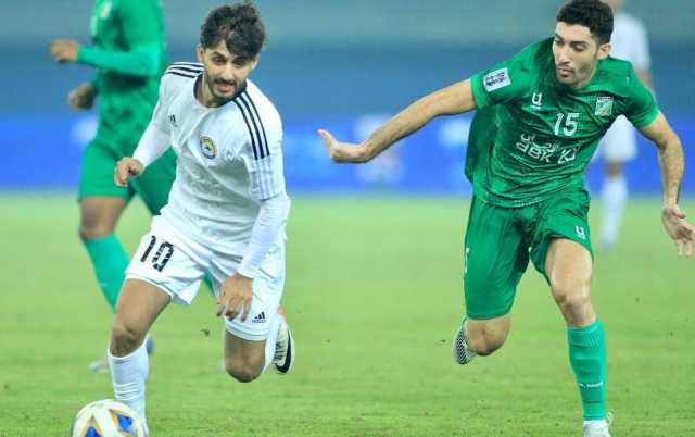 بعشرة لاعبين.. الزوراء يتعادل مع العربي الكويتي في كأس الاتحاد الاسيوي