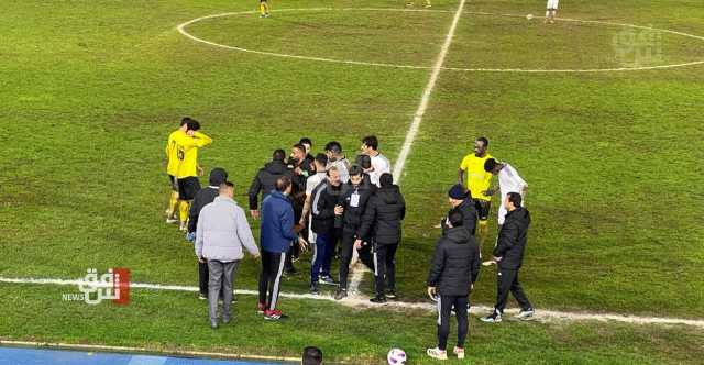 طرد مدرب الزوراء وأحد محترفيه اثناء مباراته مع أربي في دوري نجوم العراق