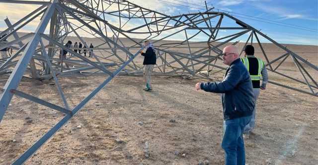 بعد استهدافه بهجوم إرهابي .. إعادة خط سد حديثة - صلاح الدين 400 KV للعمل (صور)