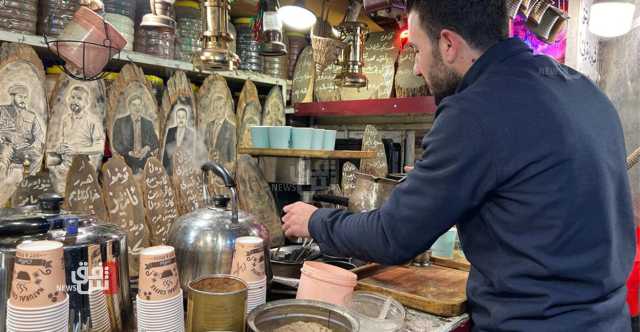 بعجلة بيك آب.. كوردي أربيلي يدمج حب القهوة بموهبة الطفولة في مشروع صغير (صور)