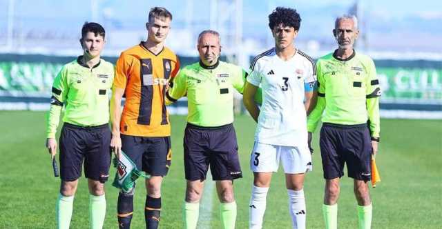 منتخب شباب العراق يفوز على نادي شاختار دونيتسك الأوكراني ودياً