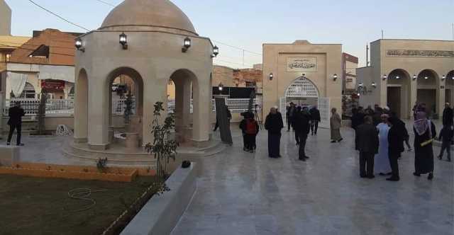 عمره أكثر من 15 قرناً ودمّره داعش.. افتتاح جامع النبي جرجيس في الموصل