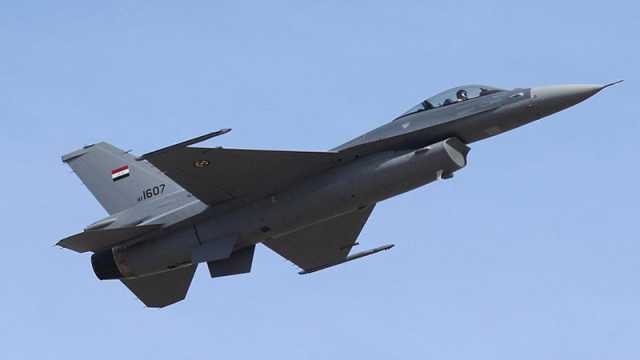 طائرات F-16 العراقية تدمر مضافة لداعش في جبال حمرين