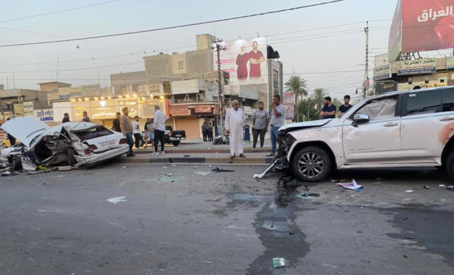 مصرع ثلاثة أشخاص بحادث سير مروع في بغداد