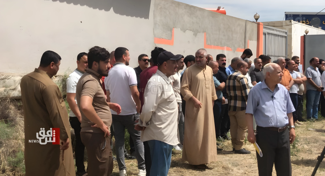 وقفة احتجاجية في الموصل ضد جهات مسلحة