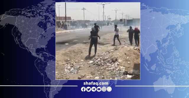 صدامات بين خريجين والقوات الأمنية في ذي قار.. فيديو