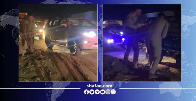 مقاول يشل حركة طريق بغداد كركوك والجيش يتدخل