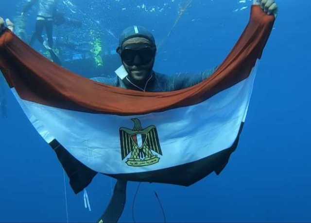 بطل مصر في الغوص الحر: سعيد بمشاركتي في بطولة العالم.. والقادم أفضل