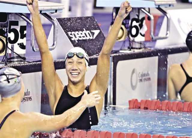 وزير الرياضة يُهنئ السباحة المصرية فريدة عثمان بالتأهل لنهائي العالم باليابان