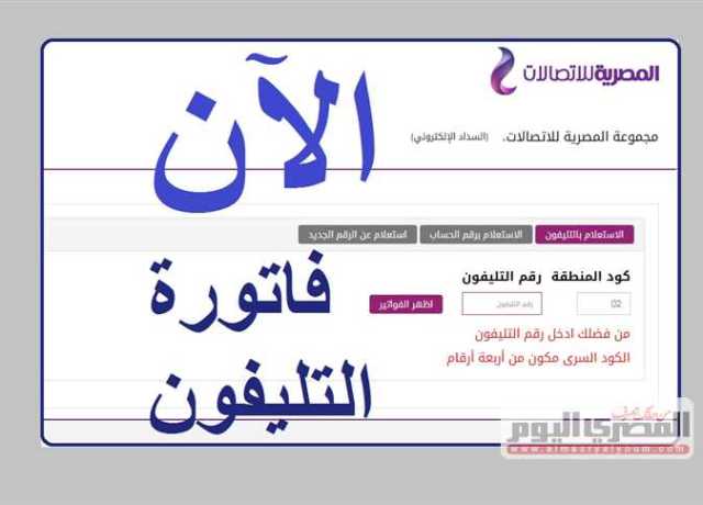 ظهرت الآن.. رابط استعلام فاتورة التليفون لشهر يوليو وأسعار باقات مسبق الدفع