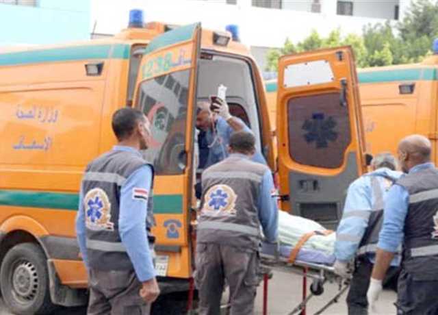إصابة 11 شخصًا في انقلاب «ميكروباص» أعلى الإقليمي في الصف