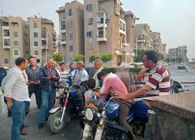 تحرير 15 محضر إشغال طريق في سمالوط بالمنيا