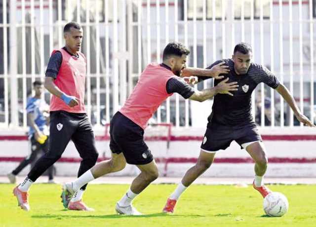 تقسيمة قوية بين لاعبي الزمالك بمشاركة صبحي وعواد