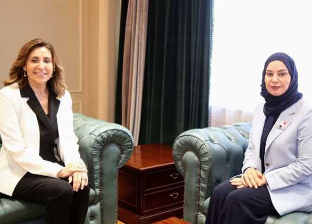 وزيرة الثقافة تستقبل سفيرة البحرين بالعاصمة الإدارية الجديدة