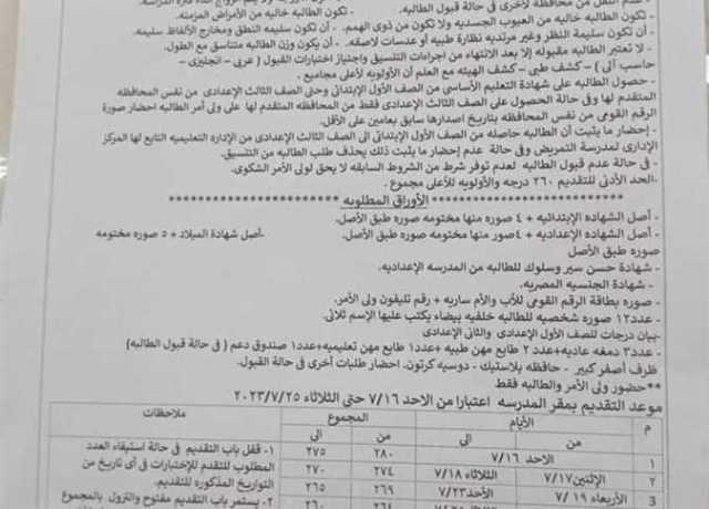 غدا.. تلقي طلبات الالتحاق بمدرسة تمريض دير مواس في المنيا