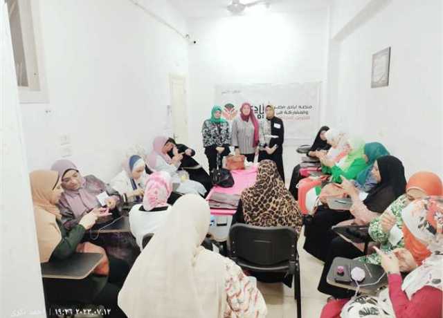 منصة «أيادي مصر» تنظم ورشة عمل لتعليم فتيات الأقصر المشغولات اليدوية
