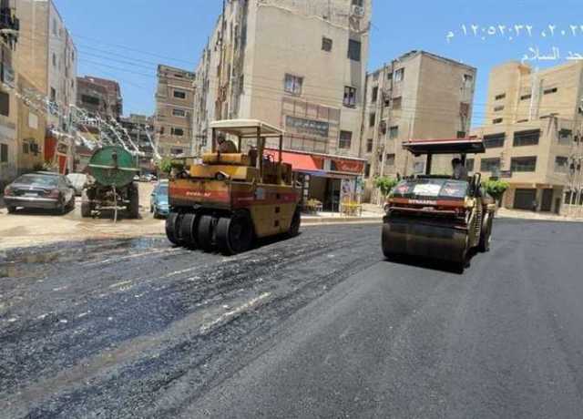 محافظ كفر الشيخ: استمرار رصف الشوارع بمدينة كفر الشيخ