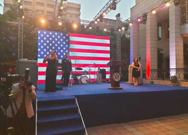 السفارة الأمريكية بالقاهرة تحتفل بعيد الاستقلال بحضور عدد من السفراء ورجال الأعمال