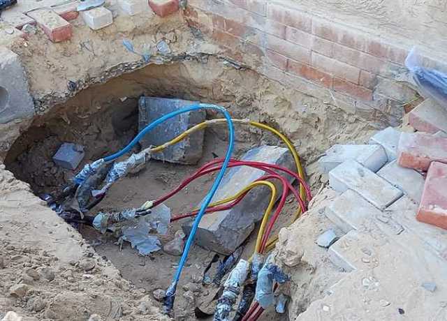 إصلاح أعطال الكهرباء في أحياء مدينة العريش