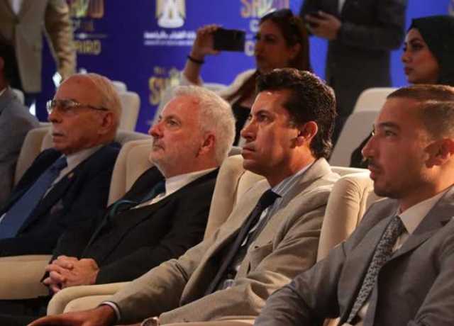 وزير الرياضة يشهد المؤتمر الصحفي للإعلان عن مشروع اكتشاف المواهب الرياضة المصرية