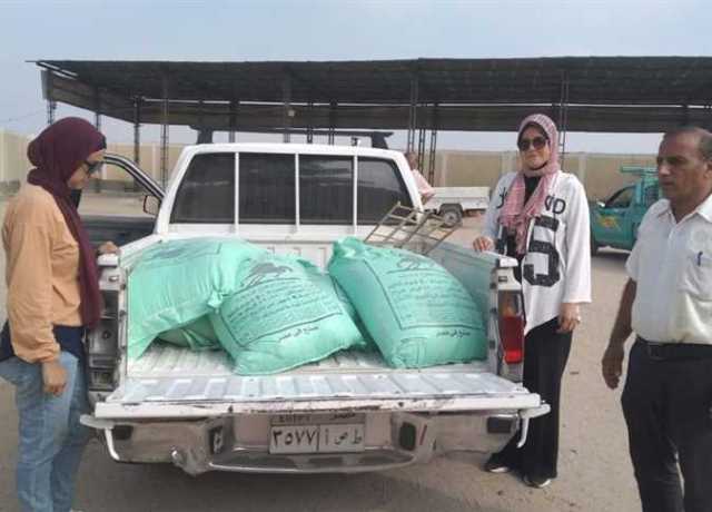 ضبط ألف علبة سجائر مهربة بدون فواتير و4 طن دقيق بلدي مدعم بالإسماعيلية