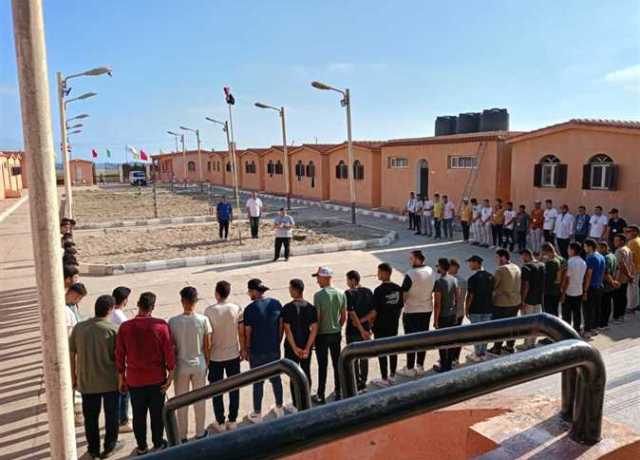 استمرار توافد الطلاب على المعسكر الدائم لجامعة كفر الشيخ بمصيف بلطيم