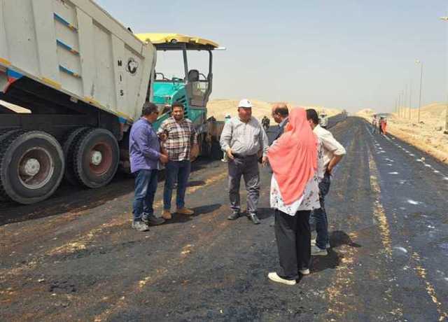 مسؤولو جهاز سوهاج الجديدة يتفقدون أعمال الطرق والمرافق الجارية بالمدينة