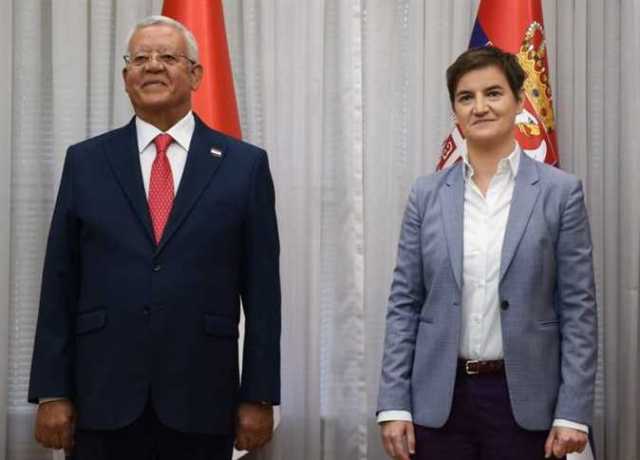 رئيس «النواب» يلتقي رئيسة وزراء صربيا في العاصمة «بجراد»
