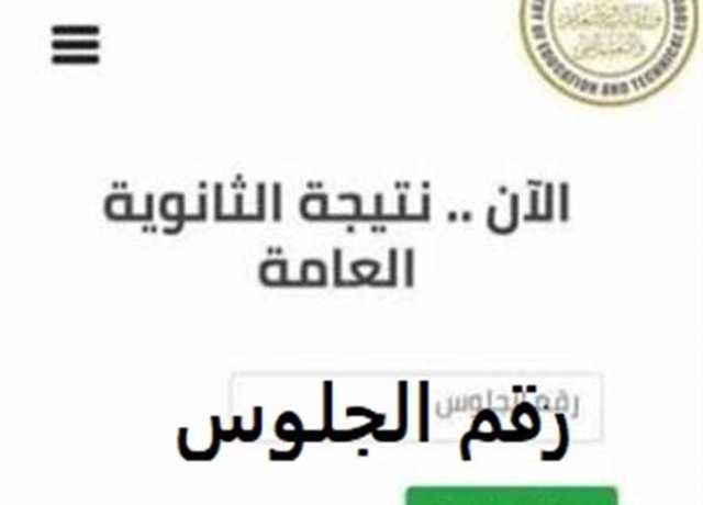 رابط نتيجة الثانوية العامة 2023 برقم الجلوس وموعد إعلانها في المحافظات