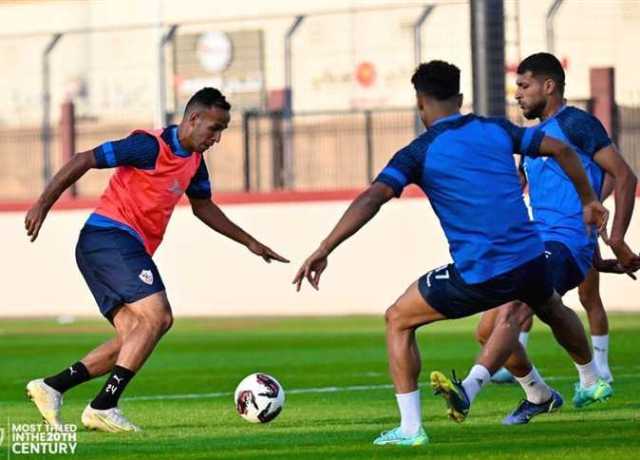 كواليس مران الزمالك الأخير قبل مواجهة الشباب السعودي