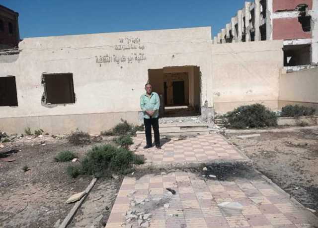 مدير «ثقافة شمال سيناء» يزور مكتبة «أبوطويلة» تمهيدًا لإعادة تأهيلها وتشغيلها