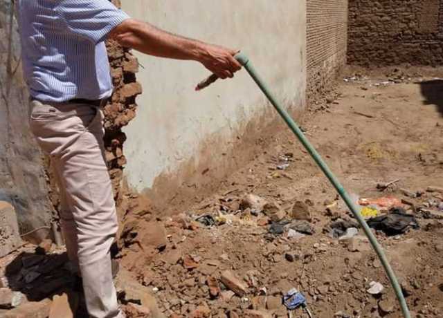 حملة لحصر التعديات على خطوط مياه الشرب في أسوان