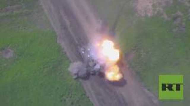 بالفيديو.. تدمير دبابة 'ليوبارد' ألمانية ومدرعة 'برادلي' أمريكية في أوكرانيا