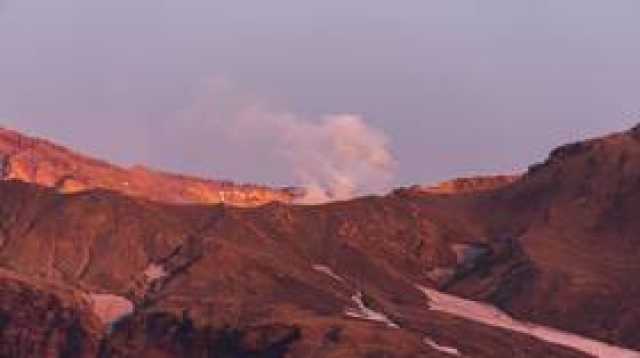 ازدياد النشاط الزلزالي لبركان' موتنوفسكي' في كامتشاتكا