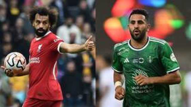 محمد صلاح يتفوق على رياض محرز برقم تاريخي