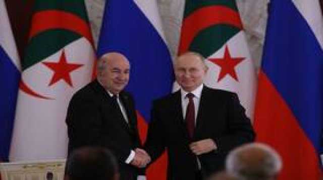 بوتين يرسل برقية تهنئة للرئيس الجزائري