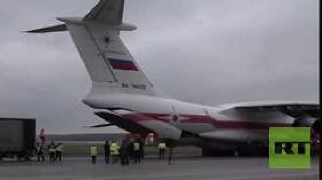 وزارة الطوارئ الروسية ترسل طائرة مساعدات إضافية لقطاع غزة (فيديو)