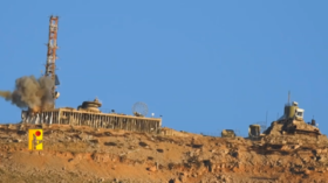 'حزب الله' يعرض مشاهد من استهدافه تجهيزات تجسسية في موقع الرادار الإسرائيلي (فيديو)